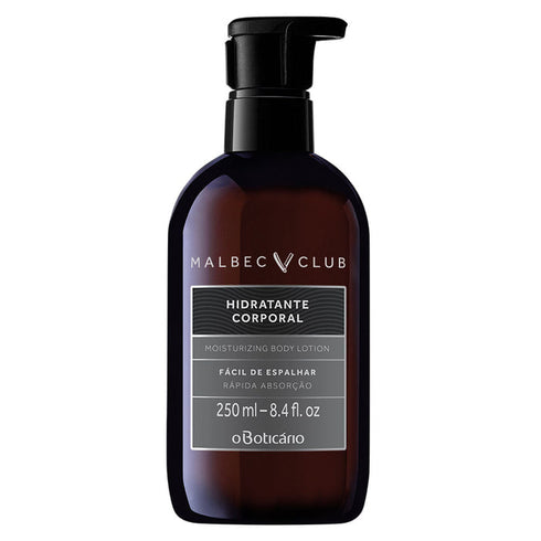 Kit Malbec Beard Shampoo + Modelling Paste + Body Moisturizing